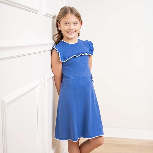 Image of Hope & Henry Girls' Milano Tipped Sweater Dress