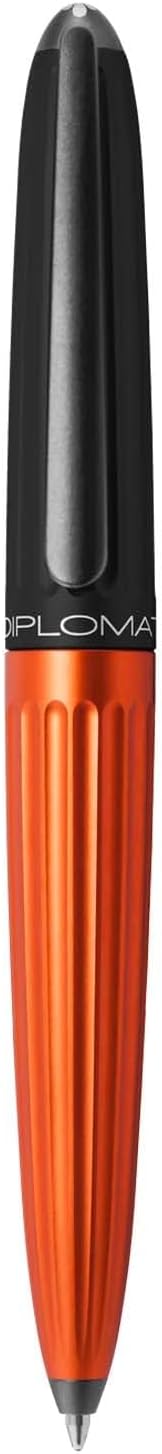 DIPLOMAT Aero Orange Black Ballpoint Pen/Handmade/with Gift Box D40313040