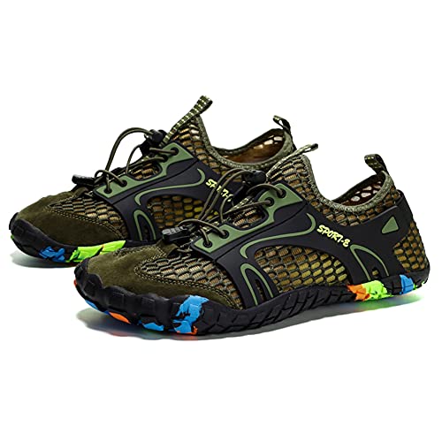 LLTMALL Men's Barefoot Aqua Water Hiking Shoes Quick Drying Outdoor Sneakers3
