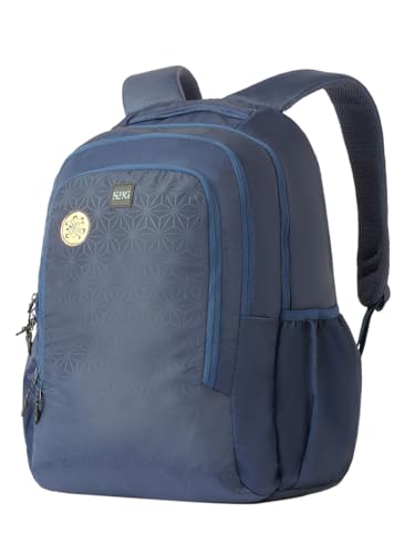 Image of Wildcraft Wiki Prism 40 Backpack for Boys & Girls | 40 Ltr with 3 Compartments, Padded Shoulders, Bottle Holder | Best for Books, Stationery, Lunch Box & Essentials