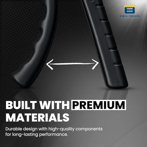 Image of CRAE Hand Gripper - Adjustable Grip Strengthener for Forearm, Wrist & Finger Workout Men & Women Capacity 60 kg (Black)