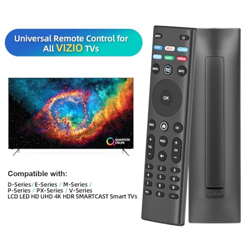 Image of for VIZIO-Smart-TV-Remote-Control, Universal Replacement XRT140 for VIZIO All LED LCD HD 4K UHD HDR Smart TVs