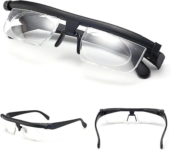 Focus Adjustable Glasses Dial Vision,Flex Focus Adjustable Glasses Dial Vision, Adjustable Vision Eyeglasses Near and Far Sight For Men And Women