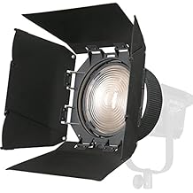 NANLITE FL-20G Fresnel Lens 10-45 for Bowens-Mount LED Lights Compatible with FS-150/200/300, Forza 200, Forza 300 II/300B II, Forza 500 II/500B and Standard Bowens Mount Light