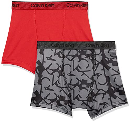 Image of Calvin Klein Kids Boys' Performance Boxer Brief Underwear 2-Pack