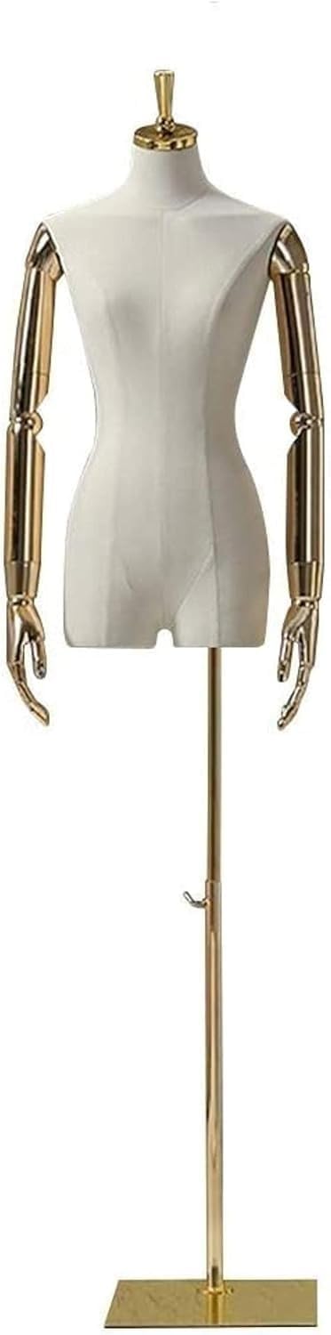 CONGRUI Tailors Dummy Dress Forms Mannequin Body Female Models Torso Virtual Display Fashion Designers
