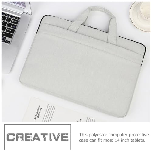 Funda para portátil de 14 pulgadas impermeable CRAFTHROU con compartimentos 7