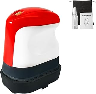 Mini Heat Press, Heat Press Machine for T-Shirt, Sublimation Heat Press for T-Shirt, Shoes, Hats, Crafts and Small HTV Vinyl Projects Transfer, UKPress Easy Press Portable Heat Press Mini Iron