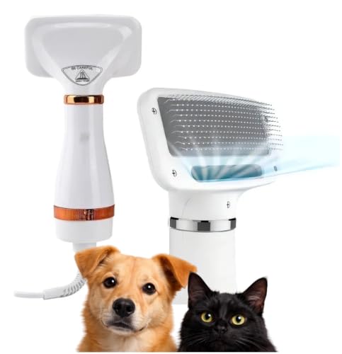 Cepillo secador para mascotas eléctrico de 220V que quita nudos de pelo