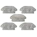 Styleshop777 Mocio in Microfibra di Ricambio per Xiaomi Mi Robot Vacuum Mop PRO, Vacuum-Mop 2S Robot aspirapolvere (5 Pezzi)