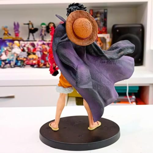 Image of Awestuffs Large Action Figure with Base Limited Edition for Car Dashboard, Decoration, Cake, Office Desk & Study Table Monkey D Fist 1 Piece