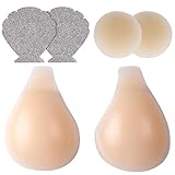 Klebe BH Push Up für Kleine Brüste Selbsthaftender Selbsthaftende Unsichtbare Raffung von BHS Trägerloser BH Halterloser Unsichtbarer BH Rückenfrei BH Trägerlos Sticky Bra Nippelpads Wiederverwendbra