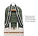 Paravel Fold Up Travel Backpack | Packable and Lightweight Foldable Travel Bag | Carry On Nylon Backpack with Trolley Sleeve, Safari Green
