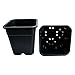 Cultivalley 15-STK profesjonalna doniczka kwadratowa 30,5 x 30,5 x 30,5 cm, 18 litrów, wysokiej jakości tworzywo sztuczne PP, idealna do wewnątrz i na zewnątrz, doniczka na duże rośliny