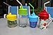 Sippy Cup Lids by MrLifeHack - (4 Pack) - Makes Any Cup Or Bottle Spill Proof - 100% BPA Free Leak Proof Silicone - Perfect for Toddlers & Babies