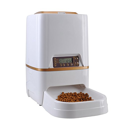 6L Automatic Pet Feeder Food Dispenser for Cat Dog with...