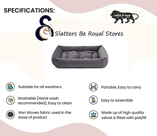 slatters-be-royal-store-Reversible-Dual-Ultra-Soft-Velvet-Luxury-Sofa-Bed-PET-Bed-Dog-Bed-CAT-Bed-Puppies-Puppy-Bed-Rabbit-Bed-Dimensions-Length-90Width-60Height-20-in-CM