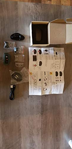 ELZU.US 43396-266133 The Best Industries Bark Collar Upgraded Microprocessor Barking Detection Best No Bark Device with 3 Extra Batteries Beep, Black