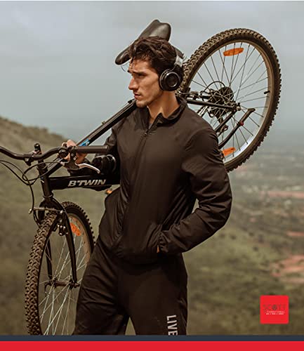 Image of Scott International men's wind cheater jacket -solid, branded, new, stylish trending winter wear - full sleeve, polyester, regular fit, zippered jacket