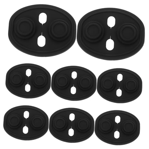 NOLITOY 8pièces Couvercle De Serrure De Porte De Voiture Silicone Protecteur Autocollant pour Loquet De Porte Accessoire pour Décoration De Véhicule