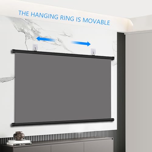 Pantalla de proyección retráctil con soporte 72" 16:9 miniatura 7
