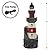 Teamson Home House Floor Waterfall Fountain with Solar Powered Rotating Light and Pump for Outdoor Patio Garden Backyard Decking, 40 Inch Height, Red/White/Gray