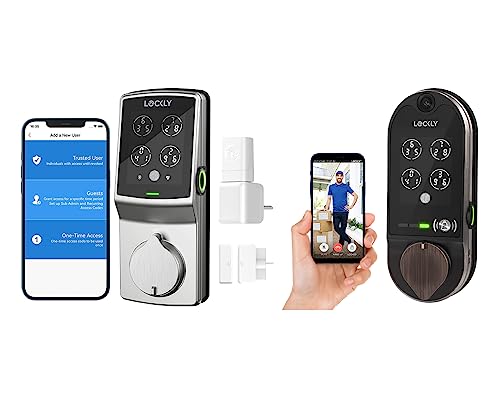 Lockly Secure Pro Wi-Fi Smart Lock Keyless Entry Door Lock ...