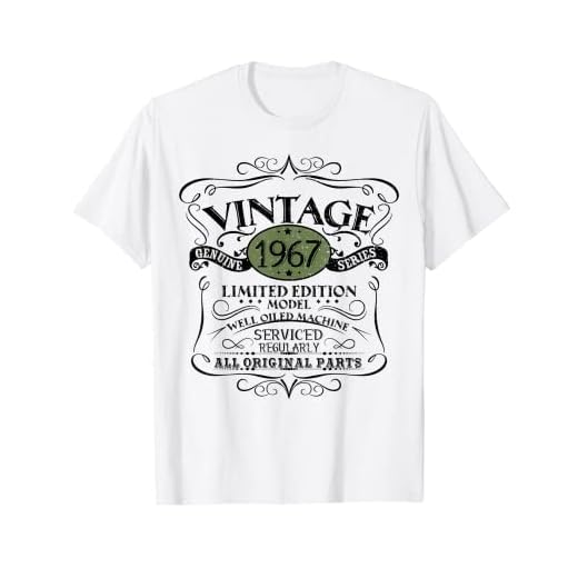 Vintage 1967 55 cumpleaños regalo hombres mujeres diseño original Camiseta