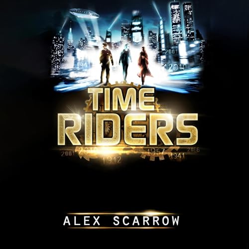 TimeRiders Audiolibro Por Alex Scarrow arte de portada