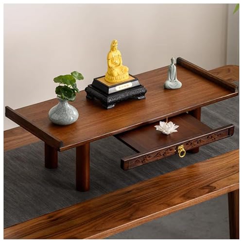 Table d'autel bouddhiste en bambou pour harmoniser votre rituel de prière maison - 2
