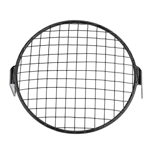 Couvercle de lampe gril rétro moto en acier robuste de 6.5 pouces style Scrambler