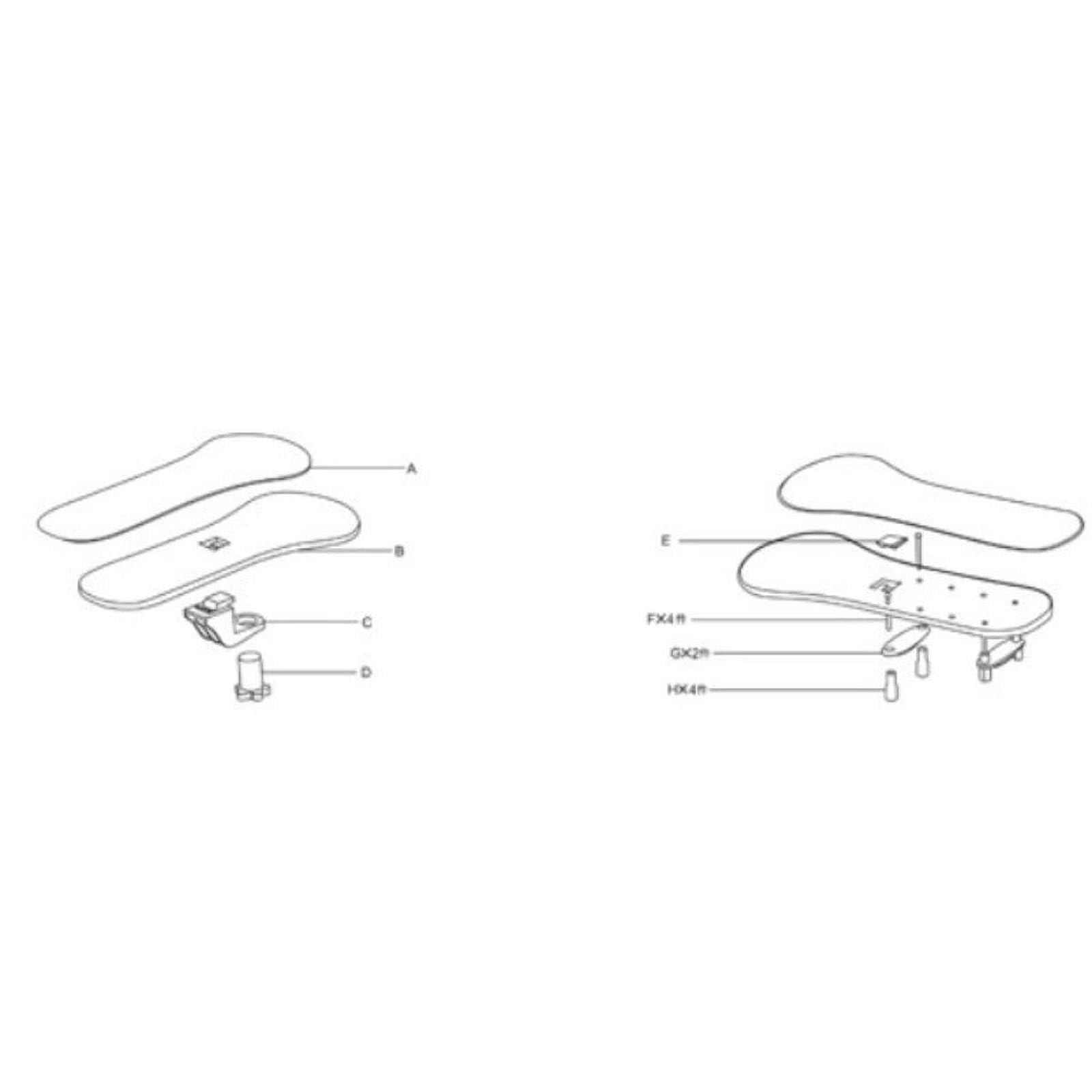 Repose-Bras Ergonomique pour Bureau, Plateau D'extension pour Table de Bureau
