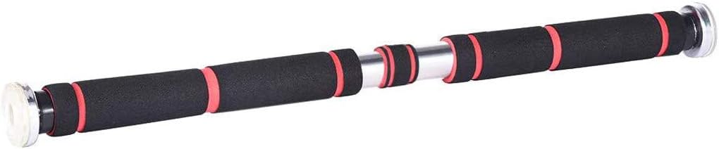 Wekdeg 440lbs Men Pull Up Bar Doorway Horizontal Bar 60~100cm Door Frame Adjustable Non Slip Heavy Duty Up To 200Kg Adult Indoor Fitness Steel Equipment Women (Black)