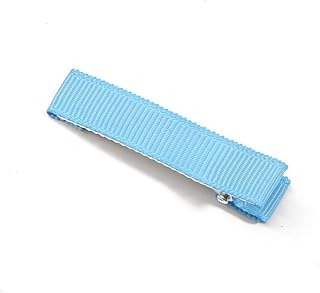 Whakano 20 pinzas para el pelo con pico de pato, pequeñas pinzas para el pelo revestidas de tela, pinzas para el pelo para niñas y mujeres, para fiestas, maquillaje, color azul