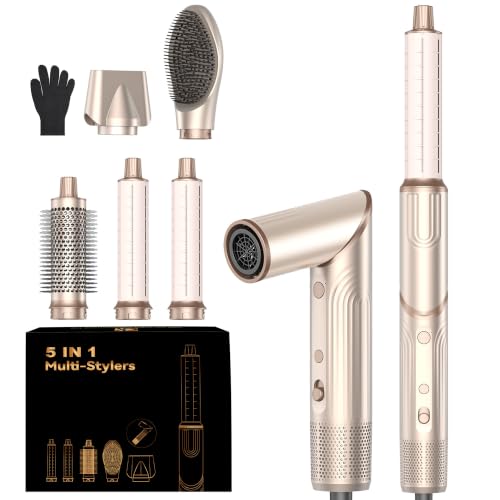 Image of 5 in 1 Blow Dryer Brush, Upgrade Hair Dryer Brush Set Multifunctional