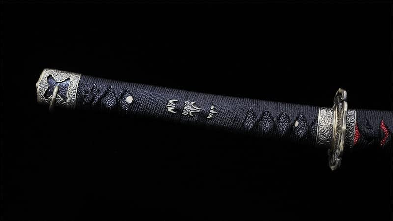 Tachi Japanese Sword 1095 High Carbon Steel Clay Tempered Full Tang Sharp-Ryan1143