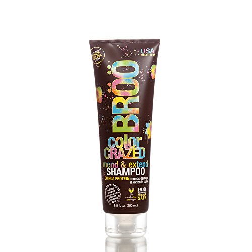 BRÖÖ Color Crazed Mend & Extend Shampoo - 8.5 fl.oz.(250 ml) - Quinoa Colada