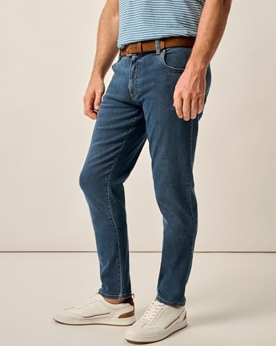 johnnie-O Anaheim Stretch Lightweight 5-Pocket Denim Jean Atlantic Wash / 32/323