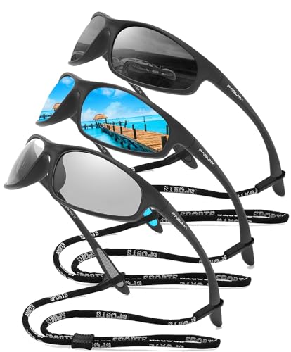 Image of FAGUMA Polarized Sports Sunglasses For Men Cycling Driving Fishing UV400 Protection