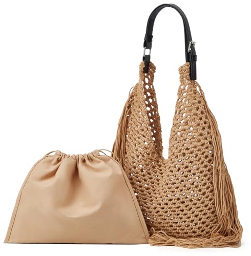Bolso de hombro tejido verano para mujer miniatura 4