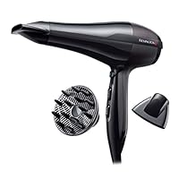 Remington Asciugacapelli Professionale 2300W - Generatore di ioni per lucentezza -motore di lunga...