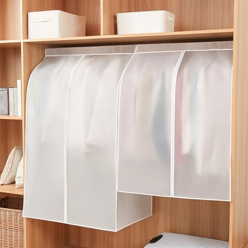 Garment Bags Clothing Dust Cover, Hanging Fully Closed Hanging Bag, Household Wardrobe Clothing Coat Down Jacket Transparent Clothing dust Cover (Size : 120 * 60 * 50cm) 7