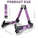 EASTROCK Guitar Stand Professional Portable Black Tripod Adjustable A Fame Acoustic Guitar Stand Multiple Guitars for Acoustic Guitar Electric Guitar Bass (Alloy 1 pack purple)