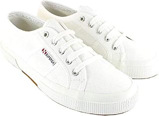 Superga Womens Classic Cotu Canvas Low Top Retro Plimsoll Trainers - White - 5.5