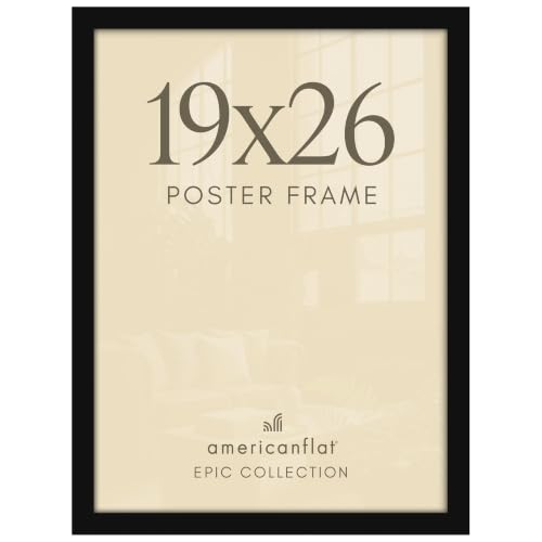 Image of Americanflat 19x26 Poster Frame - Engineered Wood - Black
