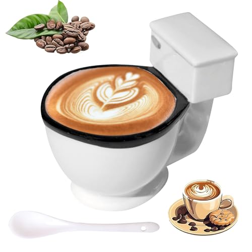 Lista de Taza de Baño Precio Home Depot , listamos los 10 mejores. 41 Taza de Cerámica con forma de inodoro, Tazas divertidas para cafe 320ml, Taza de inodoro para cafe, lindas tazas con cuchara, regalos novedosos para cumpleaños, fiesta de Año...