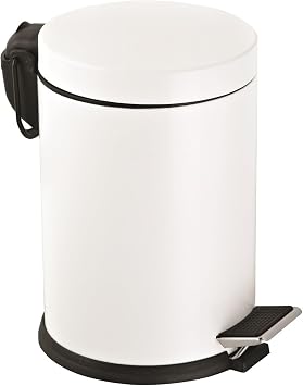 Eko Serisi 3 Litre Hacimli Paslanmaz Banyo-Mutfak Pedall   p Kovas  Beyaz