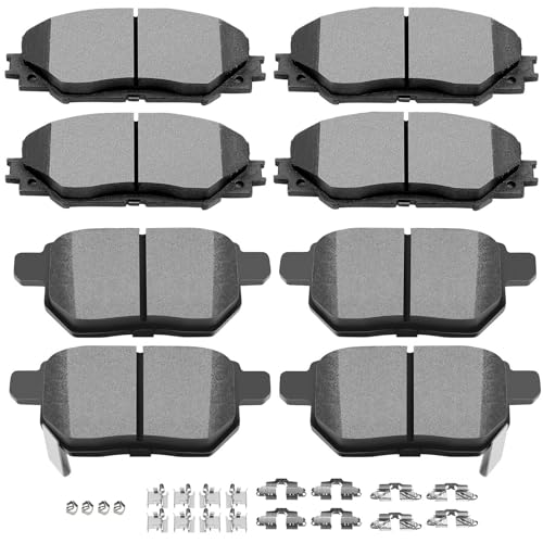 Image of SCITOO D1210 D1354 Ceramic Brake Pads Sets Front & Rear Replacement For Pontiac Vibe 2009-2010,For Scion xB 2008-2015,For Toyota Corolla 2009-2011 201-2019,For Toyota Matrix 2009-2013