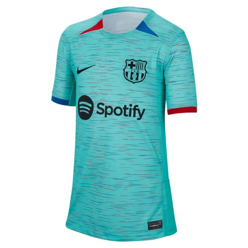 Maillot Nike FCB junior le t-shirt respirant barcelonais pour jeunes passionnés de foot