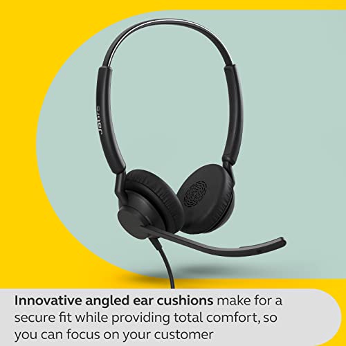 Jabra Engage 40 Auriculares Estéreo con cable, Inline Call Control, 2 micrófonos, cancelación de ruido, ultraligero, cable USB-A, Certificado para MS Teams, funciona con todas las plataformas, Negro - imagen 4